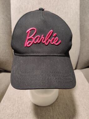 Black Adjustable Mattel Barbie Baseball Hat